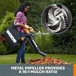 Refurbished Worx WG505 Trivac 12 Amp 3-in-1 Leaf Blower - Reebelo Nederland