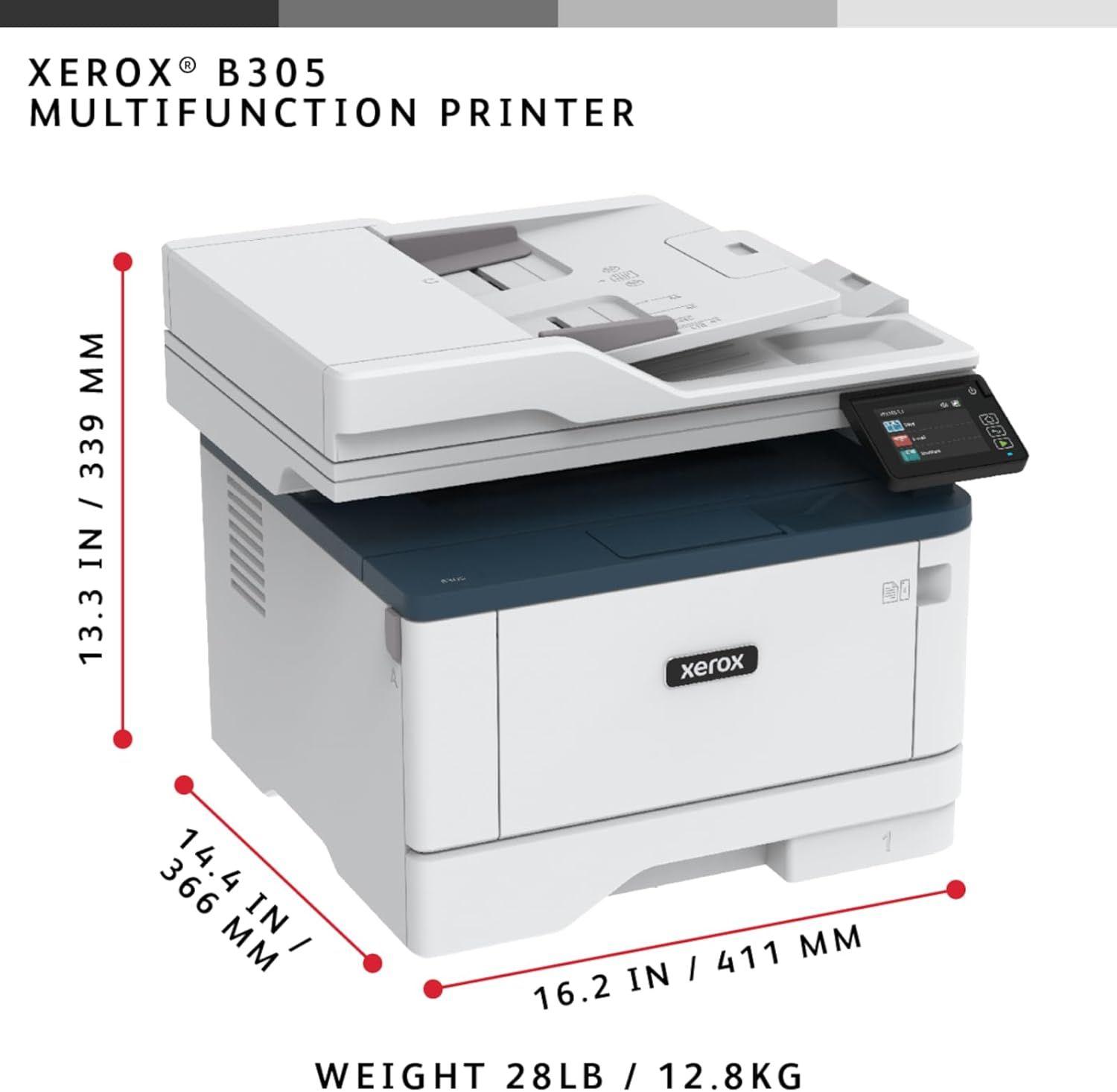 Refurbished Xerox B305/DNI Wireless Mono Laser All-in-One Printer - Reebelo Nederland