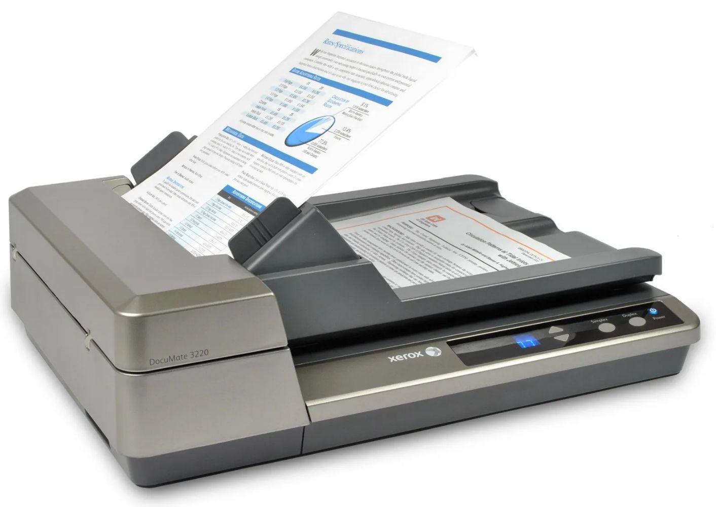 Refurbished Xerox DocuMate 3220 Flatbed Scanner - Reebelo Nederland