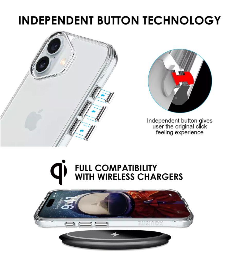 Refurbished Xquisite ProAir Clear Phone Case for iPhone 16 - Reebelo Nederland