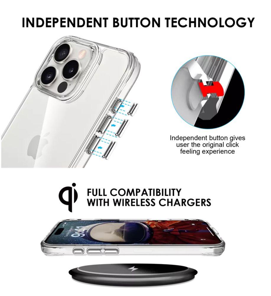 Refurbished Xquisite ProAir Clear Phone Case for iPhone 16 Pro Max - Reebelo Nederland
