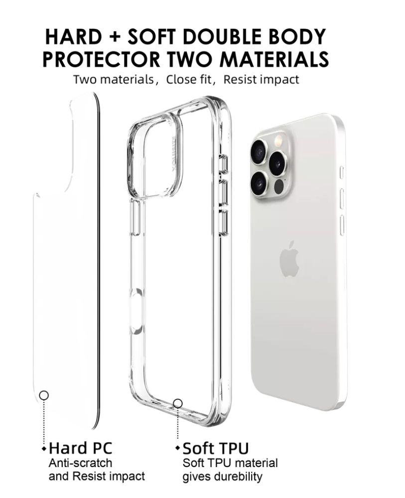 Refurbished Xquisite ProAir Clear Phone Case for iPhone 16 Pro Max - Reebelo Nederland