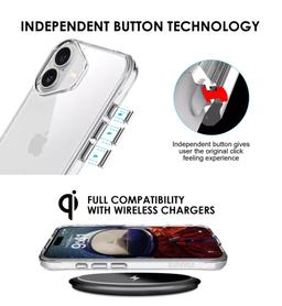 Refurbished Xquisite ProAir Clear Phone Case for iPhone 17 - Reebelo Nederland