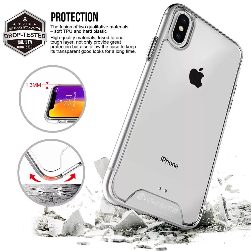 Refurbished Xquisite ProAir Clear Phone Case for iPhone XS/X - Reebelo Nederland