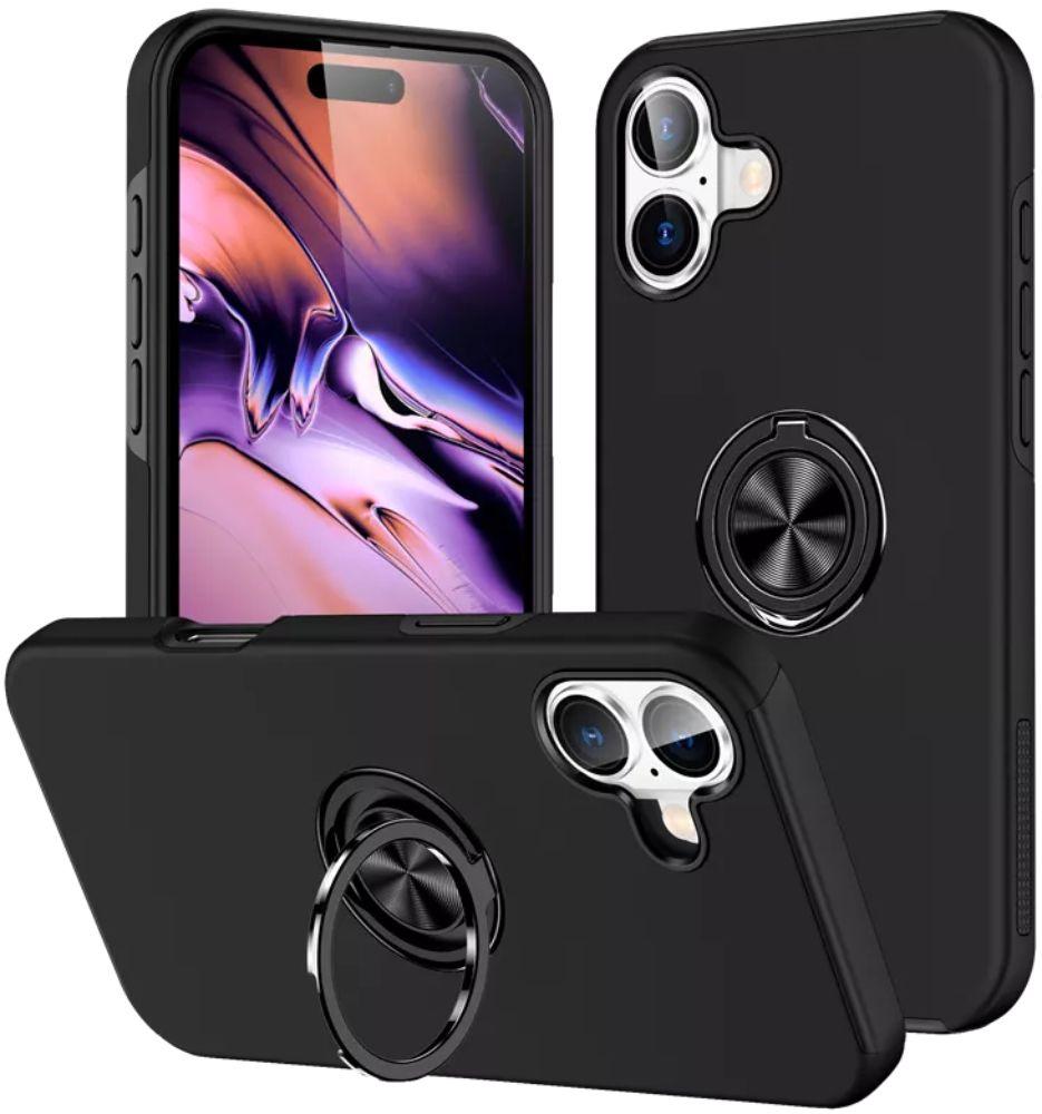 Refurbished Xquisite Ring Armour Phone Case for iPhone 16 Plus - Reebelo Nederland