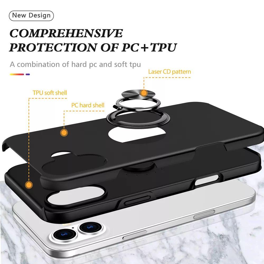 Refurbished Xquisite Ring Armour Phone Case for iPhone 16 Plus - Reebelo Nederland