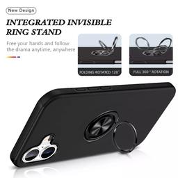 Refurbished Xquisite Ring Armour Phone Case for iPhone 16 Plus - Reebelo Nederland