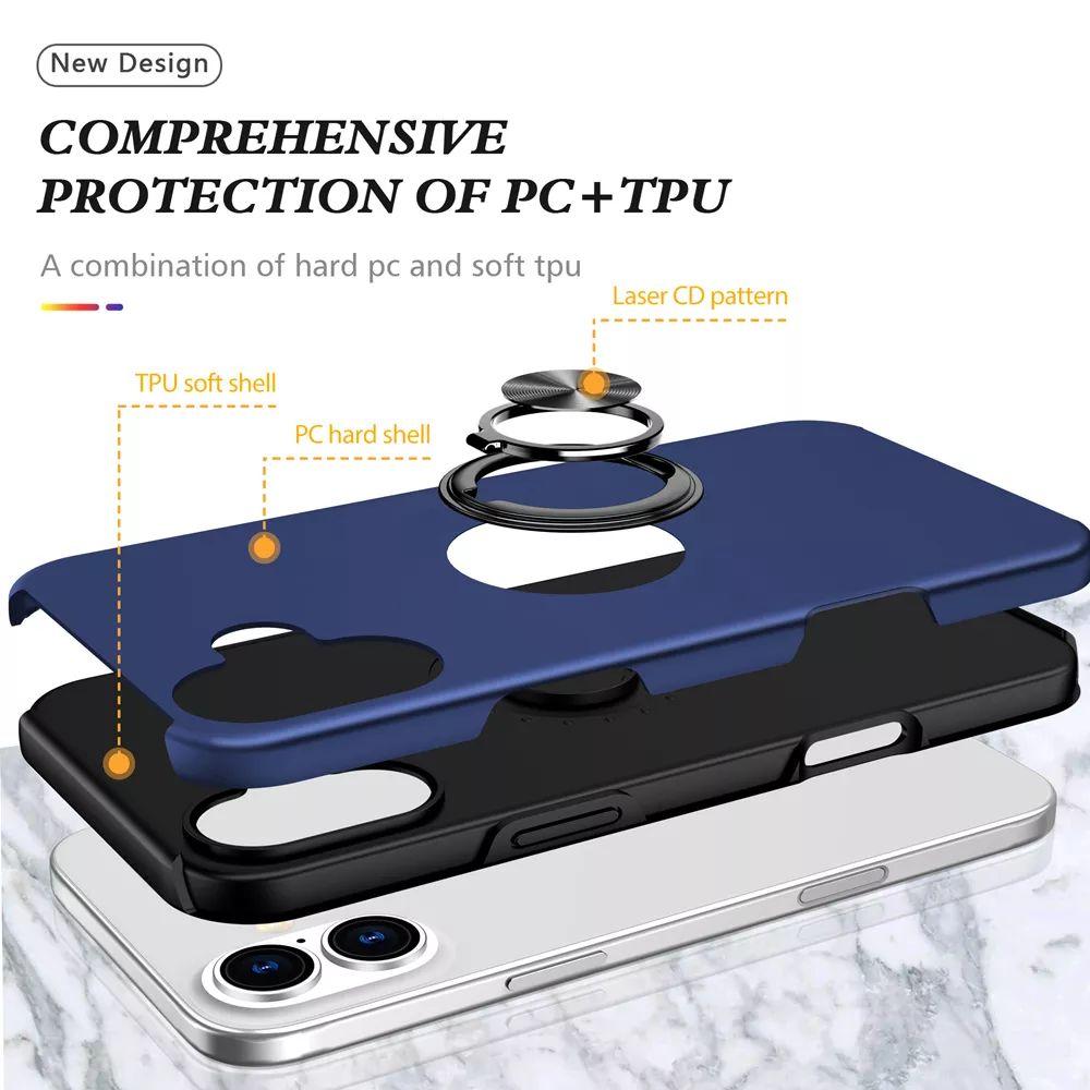 Refurbished Xquisite Ring Armour Phone Case for iPhone 16 Plus - Reebelo Nederland