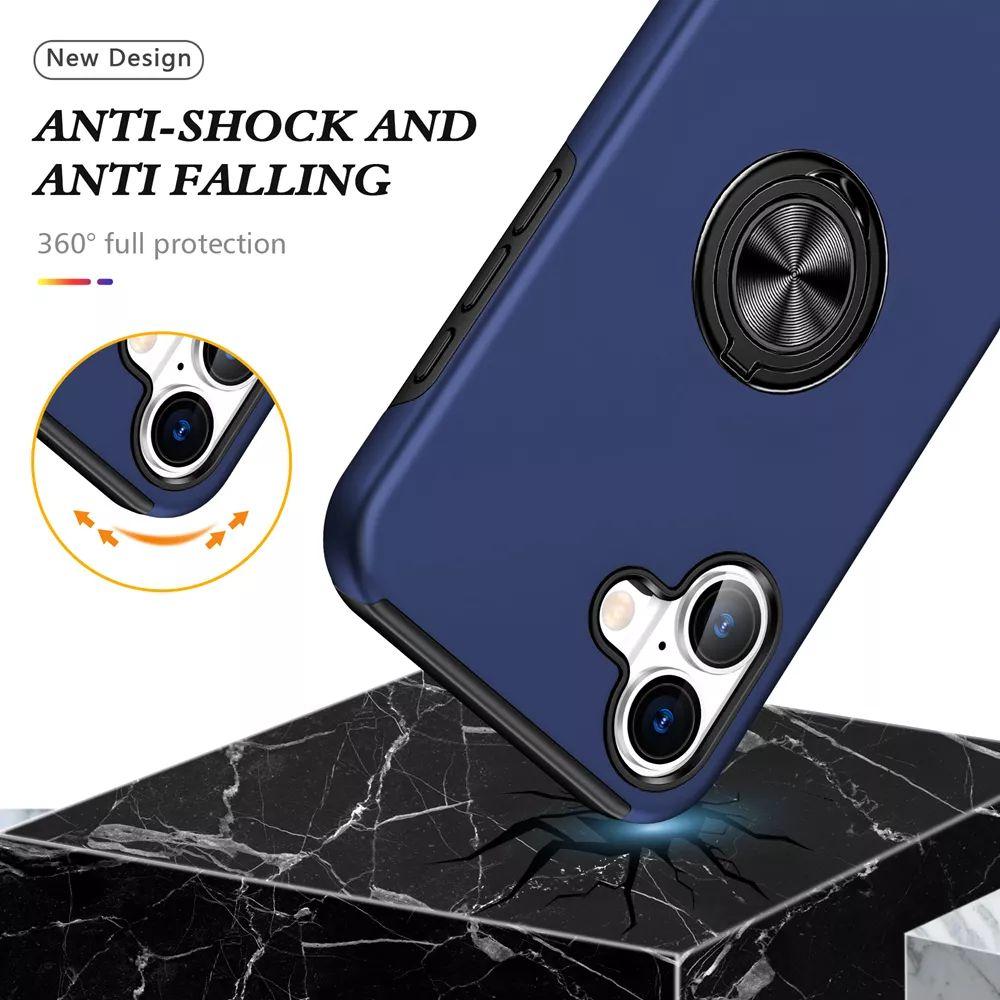 Refurbished Xquisite Ring Armour Phone Case for iPhone 16 Plus - Reebelo Nederland