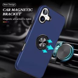 Refurbished Xquisite Ring Armour Phone Case for iPhone 16 Plus - Reebelo Nederland