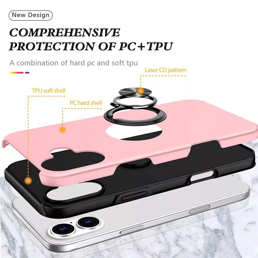 Refurbished Xquisite Ring Armour Phone Case for iPhone 16 Plus - Reebelo Nederland