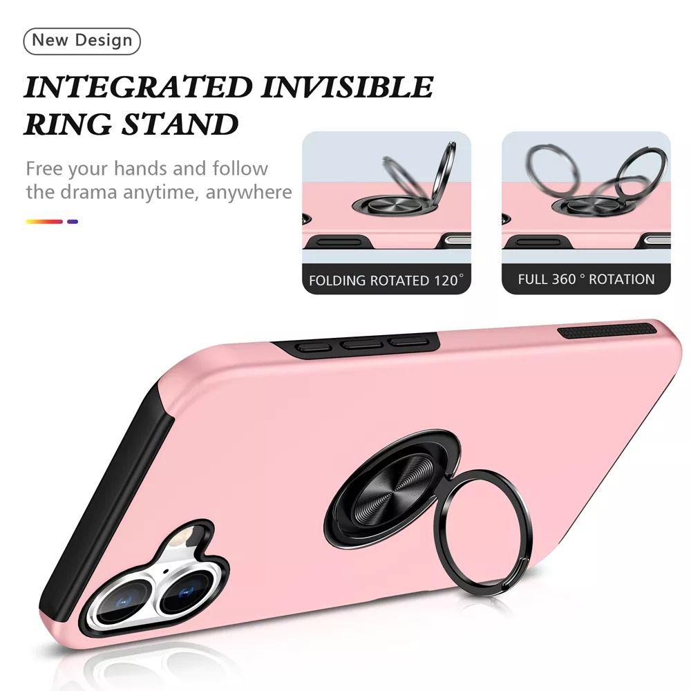 Refurbished Xquisite Ring Armour Phone Case for iPhone 16 Plus - Reebelo Nederland