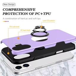 Refurbished Xquisite Ring Armour Phone Case for iPhone 16 Plus - Reebelo Nederland