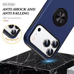 Refurbished Xquisite Ring Armour Phone Case for iPhone 17 Pro Max - Reebelo Nederland