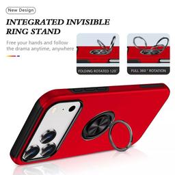 Refurbished Xquisite Ring Armour Phone Case for iPhone 17 Pro Max - Reebelo Nederland