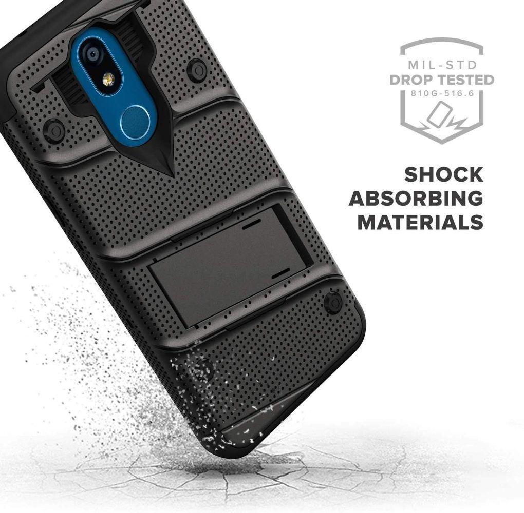 Refurbished ZIZO BOLT Series Phone Case for LG Harmony 3/ K40/ Solo - Reebelo Nederland