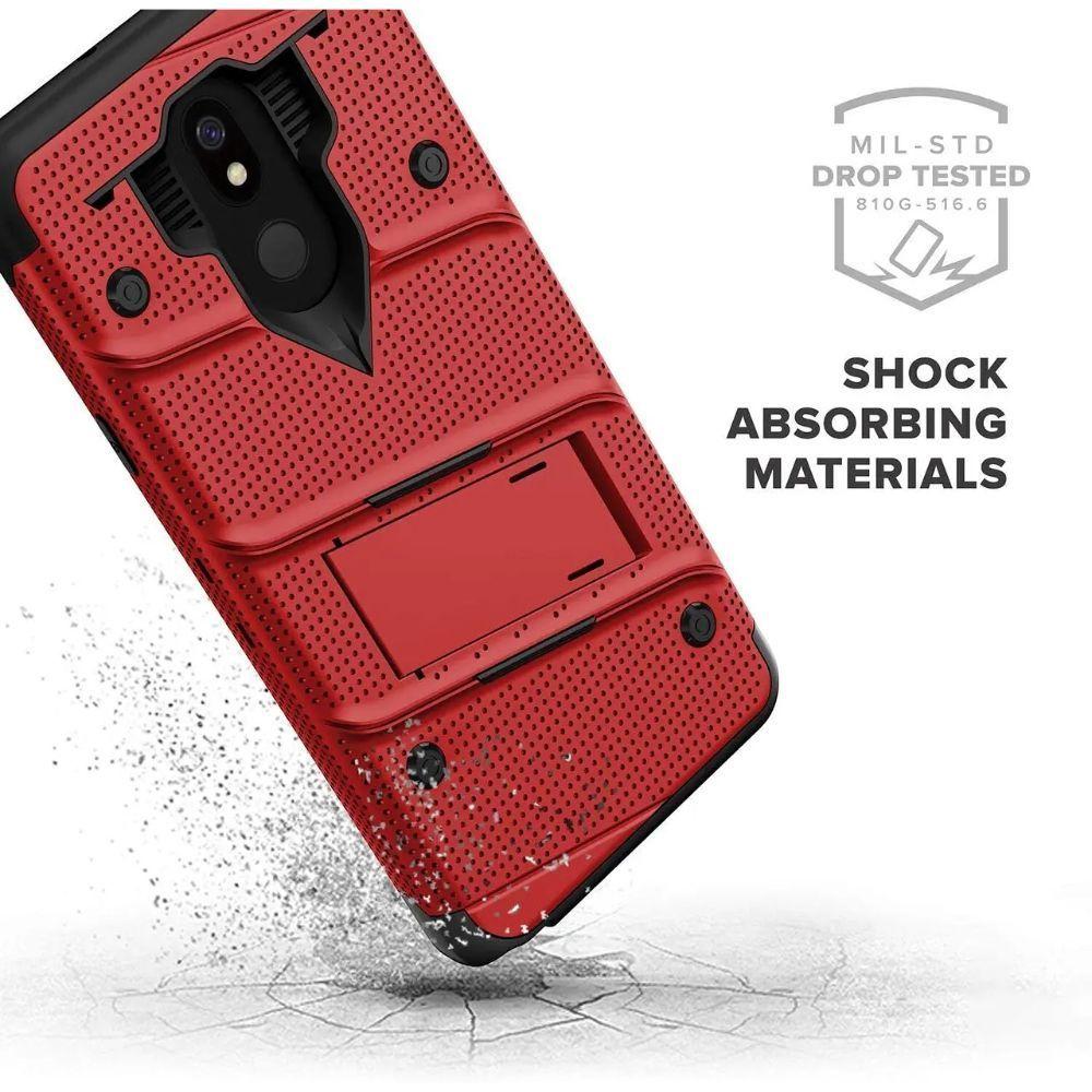 Refurbished ZIZO BOLT Series Phone Case for LG Harmony 3/ K40/ Solo - Reebelo Nederland