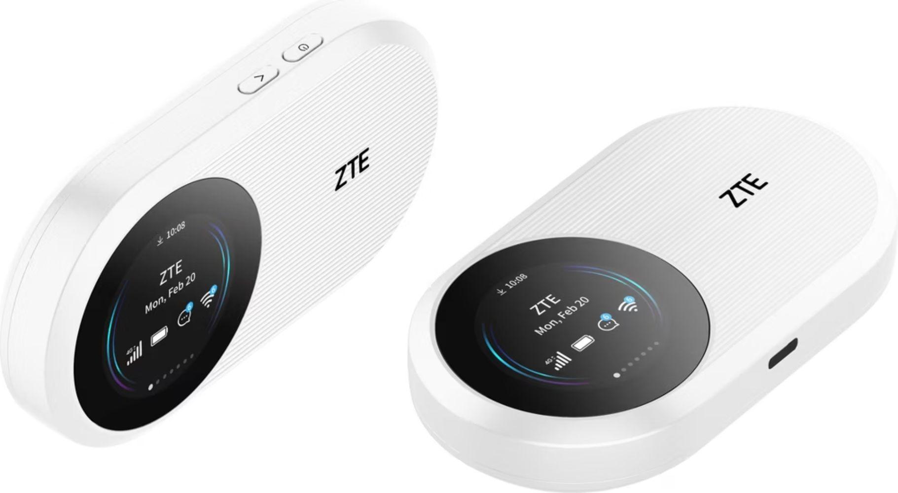 Refurbished ZTE U10S Pro White 4G+LTE Mobile Wi-Fi 6 - Reebelo Nederland