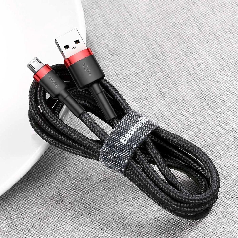 Refurbished Baseus Phone Cable Cafule Fast Charging USB to Micro USB 1.5A (2M) - Reebelo Nederland