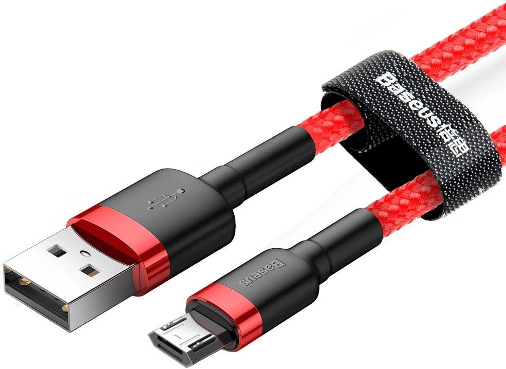 Refurbished Baseus Phone Cable Cafule Fast Charging USB to Micro USB 1.5A (2M) - Reebelo Nederland