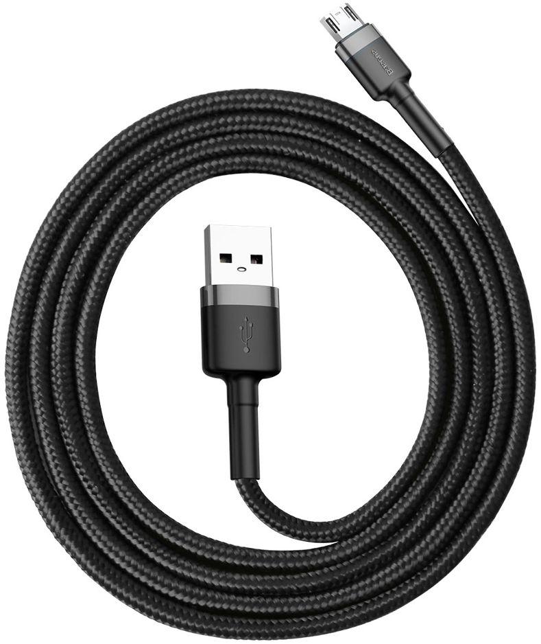 Refurbished Baseus Phone Cable Cafule Fast Charging USB to Micro USB 2A (3M) - Reebelo Nederland