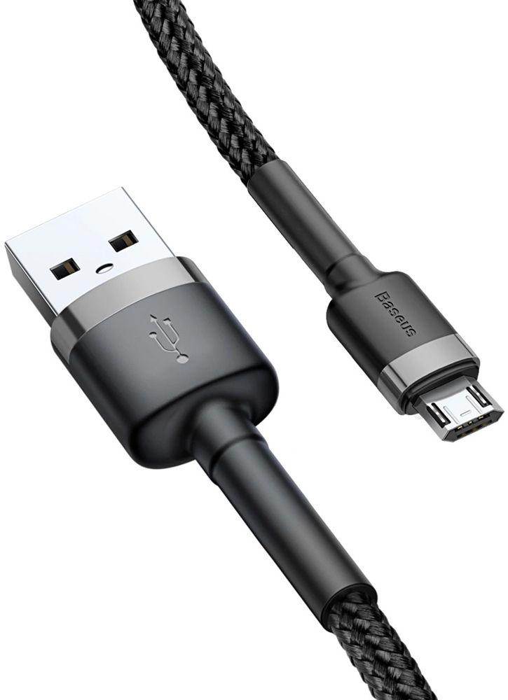 Refurbished Baseus Phone Cable Cafule Fast Charging USB to Micro USB 2A (3M) - Reebelo Nederland