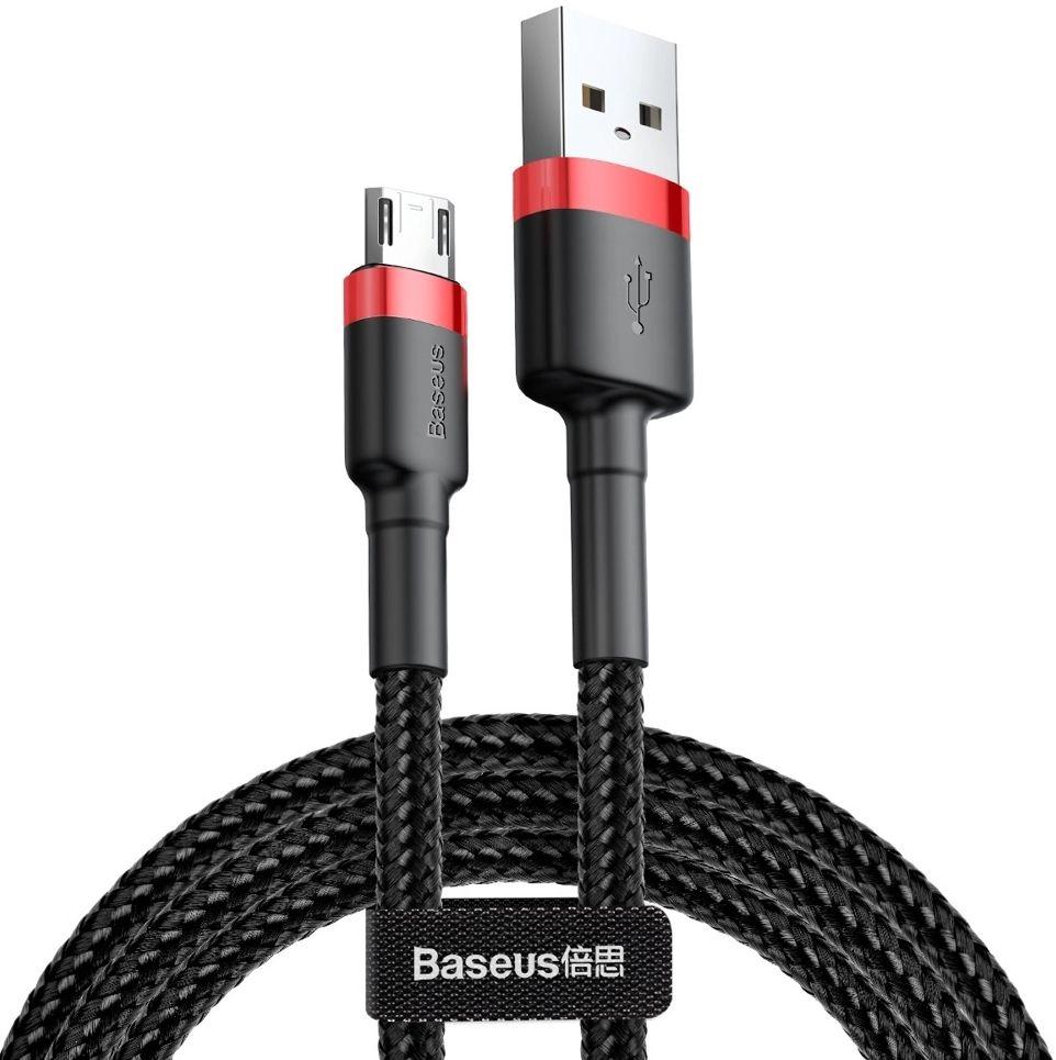 Refurbished Baseus Phone Cable Cafule Fast Charging USB to Micro USB 2A (3M) - Reebelo Nederland