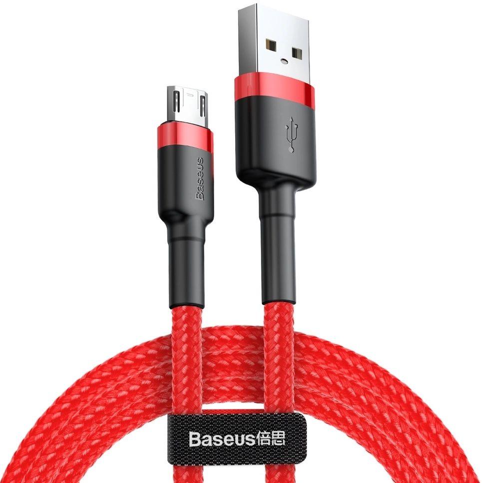 Refurbished Baseus Phone Cable Cafule Fast Charging USB to Micro USB 2A (3M) - Reebelo Nederland