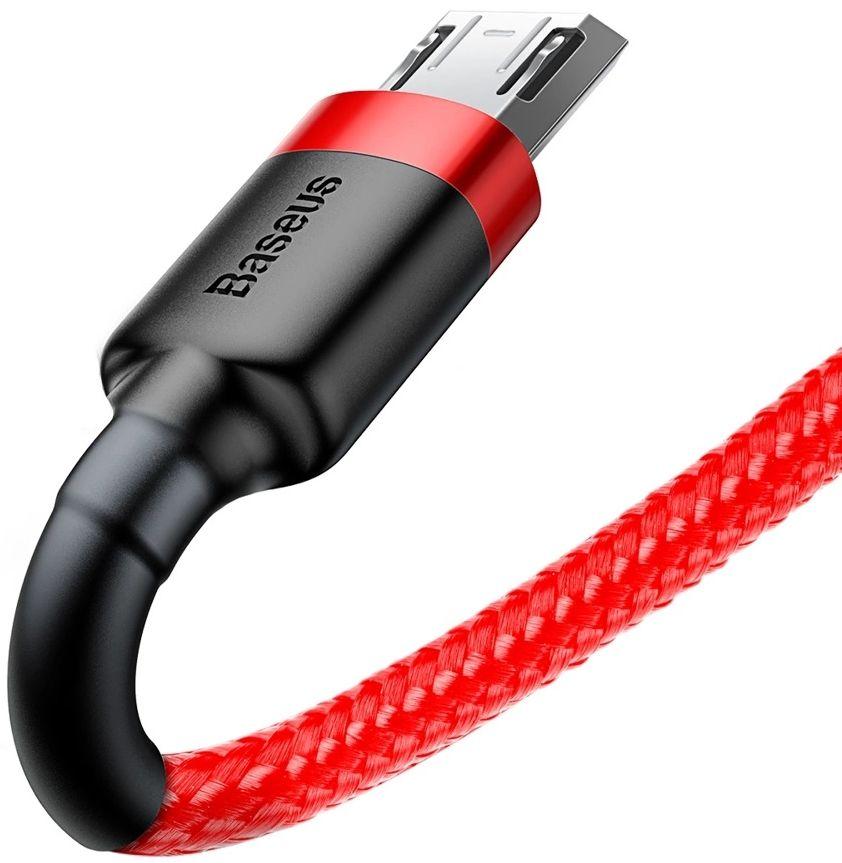 Refurbished Baseus Phone Cable Cafule Fast Charging USB to Micro USB 2A (3M) - Reebelo Nederland