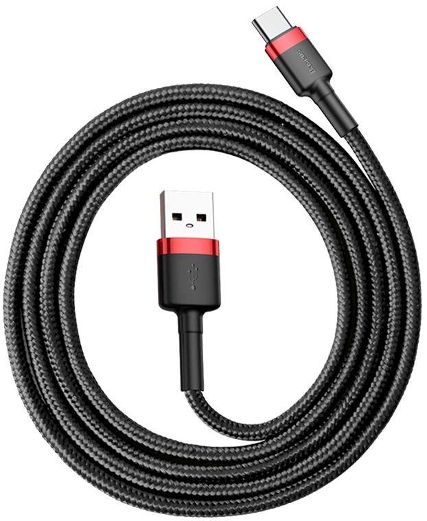 Refurbished Baseus Phone Cable Cafule Fast Charging USB to Type-C USB 2A (2M) - Reebelo Nederland