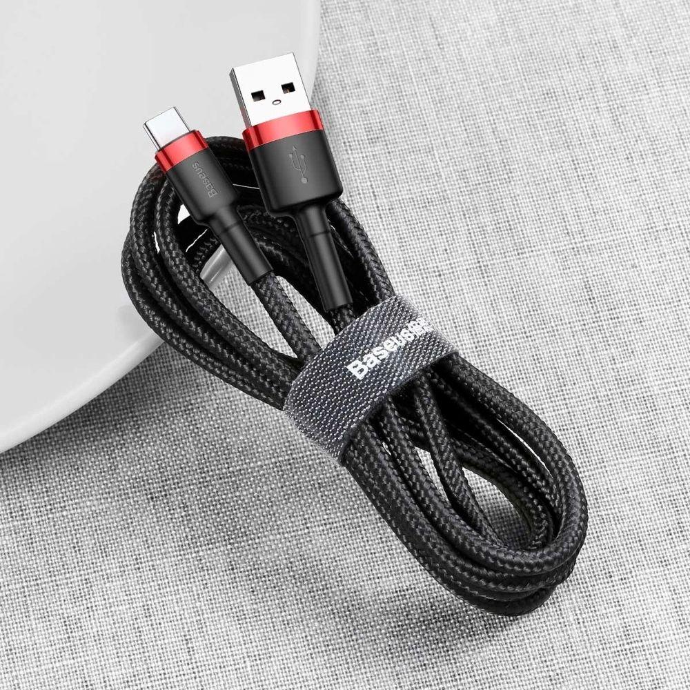 Refurbished Baseus Phone Cable Cafule Fast Charging USB to Type-C USB 2A (2M) - Reebelo Nederland