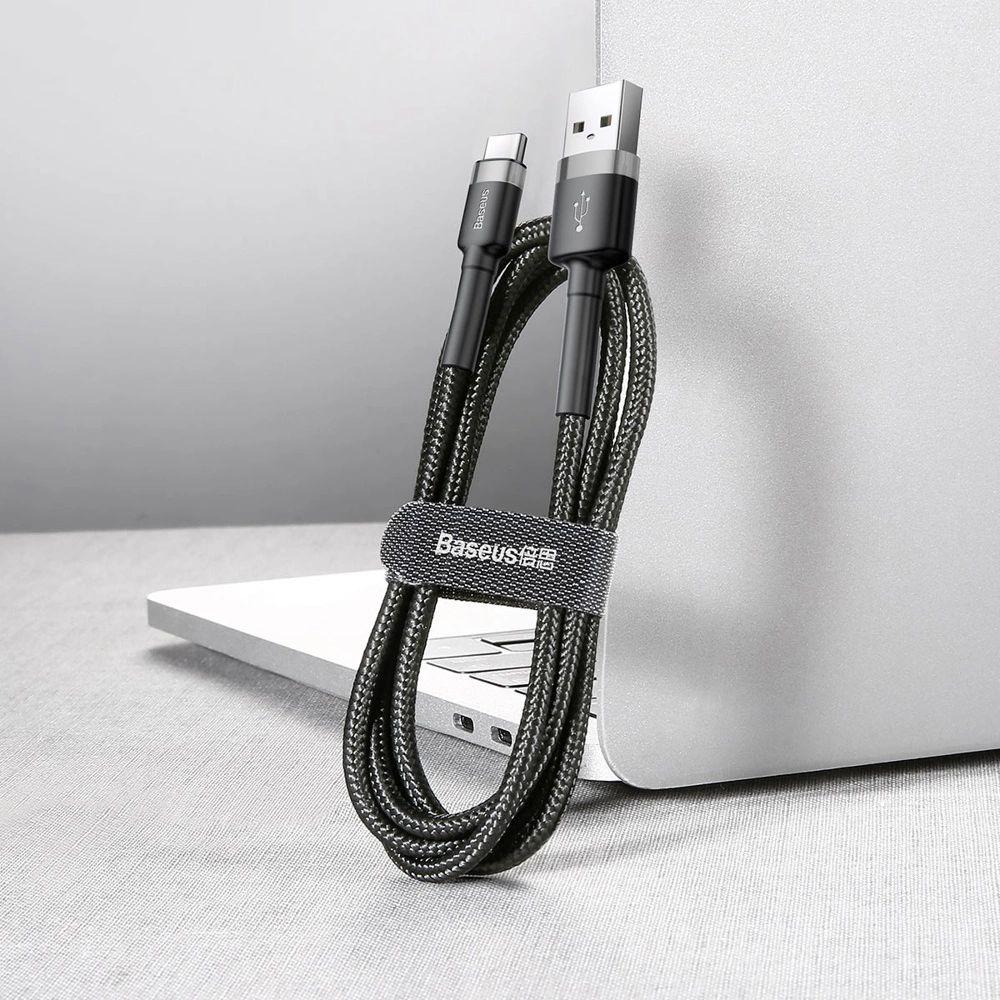 Refurbished Baseus Phone Cable Cafule Fast Charging USB to Type-C USB 2A (2M) - Reebelo Nederland
