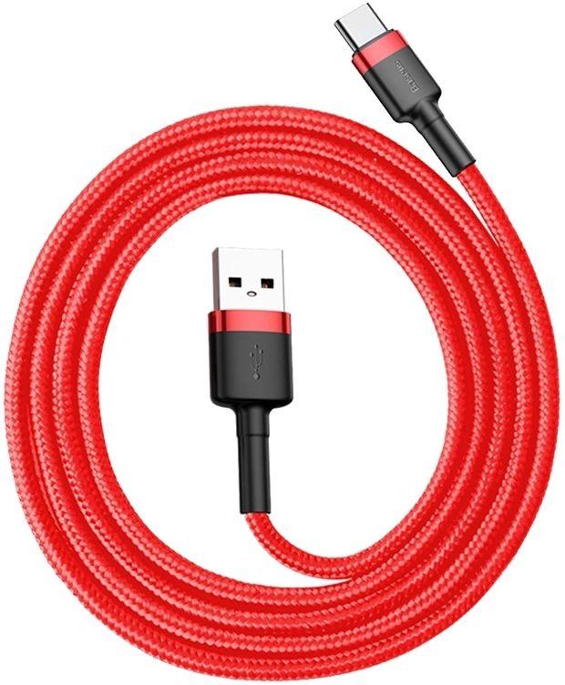 Refurbished Baseus Phone Cable Cafule Fast Charging USB to Type-C USB 2A (2M) - Reebelo Nederland
