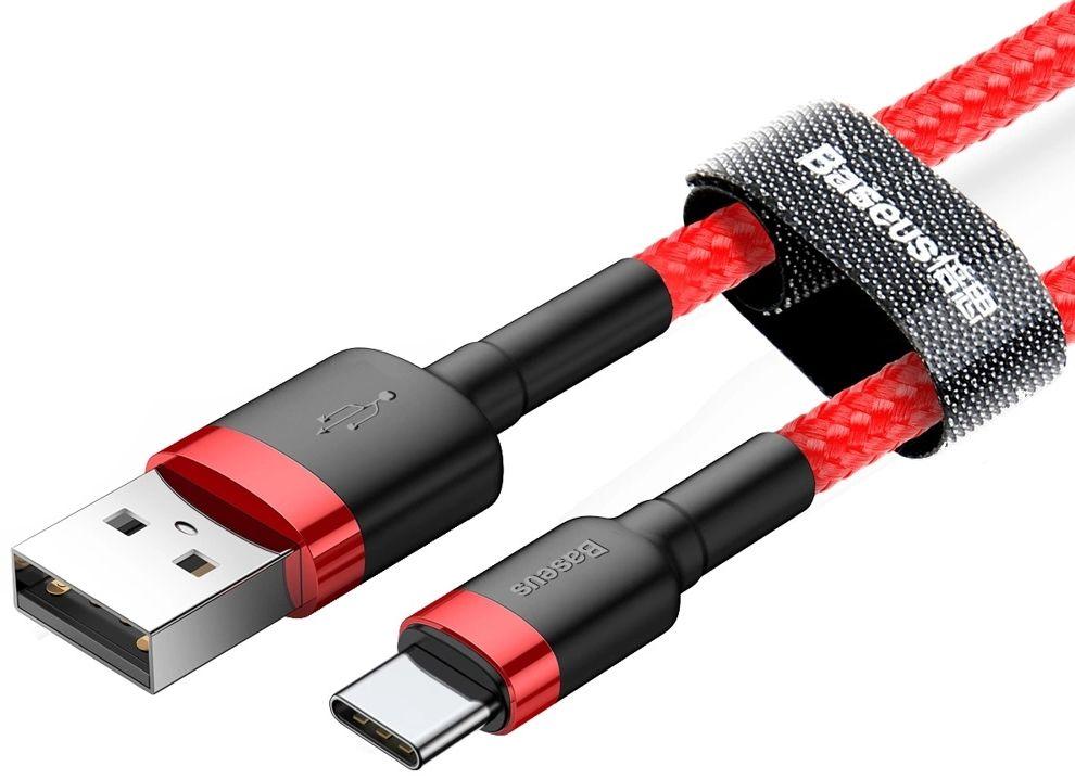 Refurbished Baseus Phone Cable Cafule Fast Charging USB to Type-C USB 2A (2M) - Reebelo Nederland