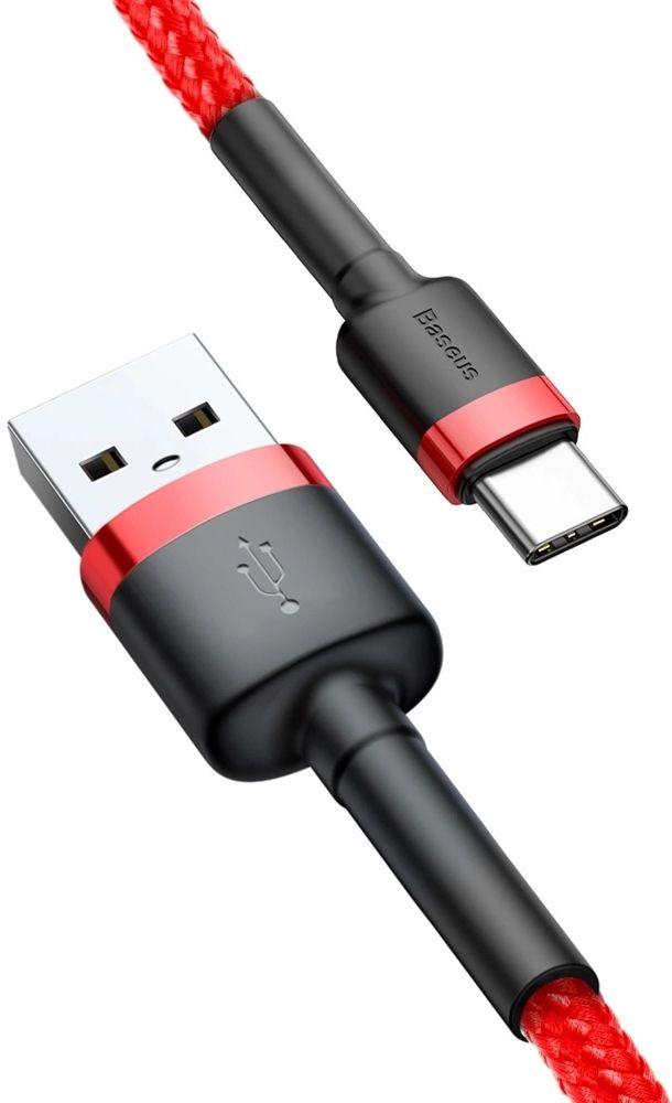Refurbished Baseus Phone Cable Cafule Fast Charging USB to Type-C USB 2A (2M) - Reebelo Nederland