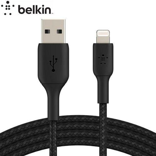 Refurbished Belkin BOOST CHARGE IOS to USB-A Cable For iPhone & iPad 1M - Black CAA001bt1MBK - Reebelo Nederland