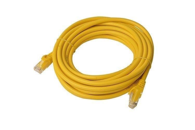 Refurbished 8Ware CAT6A Cable 5m - Yellow Color RJ45 Ethernet Network LAN UTP Patch Cord Snagless - Reebelo Nederland