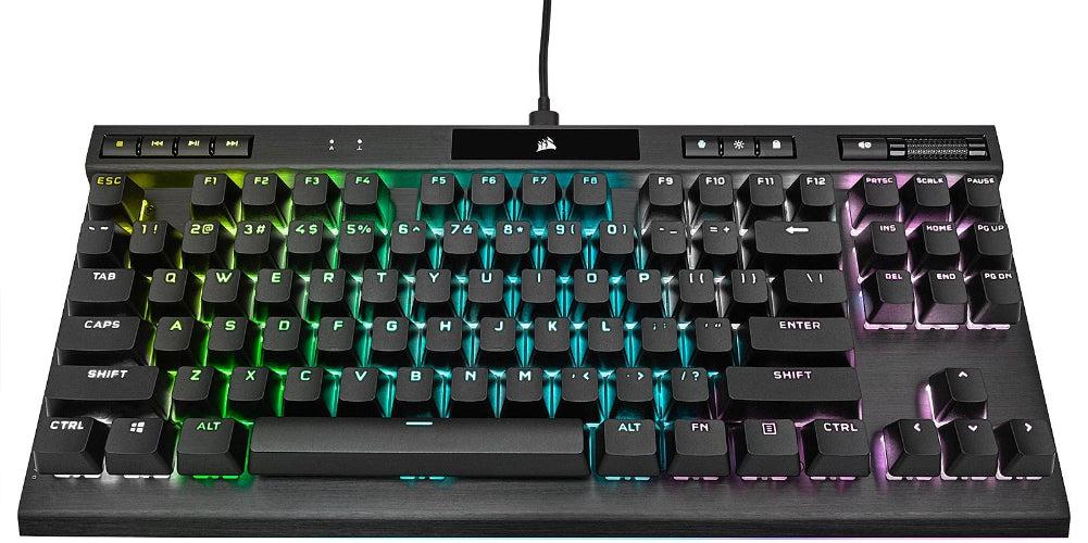 Refurbished Corsair K70 RGB TKL CHAMPION SERIES Optical-Mechanical Gaming Keyboard - OPX Mechanical - Reebelo Nederland