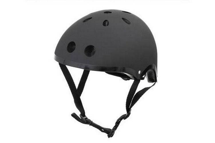 Refurbished LIDS Children's Bicycle & Scooter Helmet with Flashing Safety Lights - STEALTH BLACK Style - Reebelo Nederland