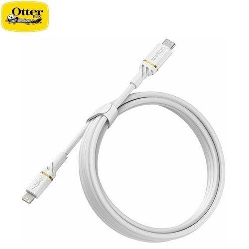 Refurbished OtterBox Lightning to USB-C Fast Charge Cable Cloud Dust White 2M 78-52646 - Reebelo Nederland