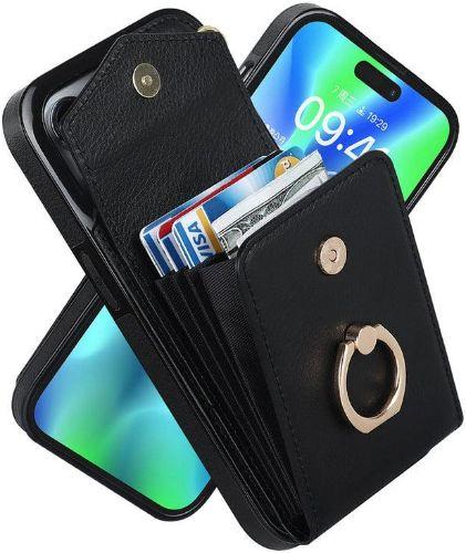 Refurbished Luxury Mobile Phone Case with Credit Card Holder & Stand for iPhone 12 - Reebelo Nederland
