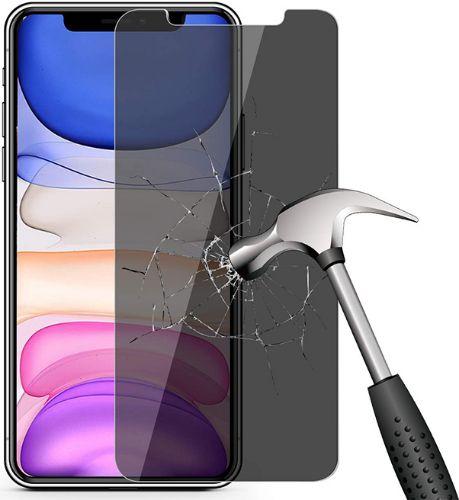 Refurbished Nuglas (2pcs) Flat Privacy Tempered Glass Screen Protector for iPhone 11 Pro/ XS/ X - Reebelo Nederland