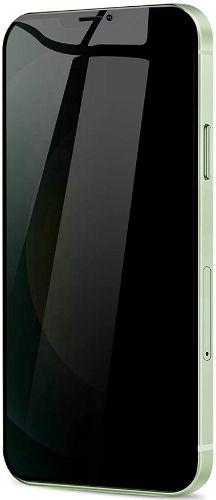 Refurbished Nuglas (2pcs) Flat Privacy Tempered Glass Screen Protector for iPhone 12 mini - Reebelo Nederland