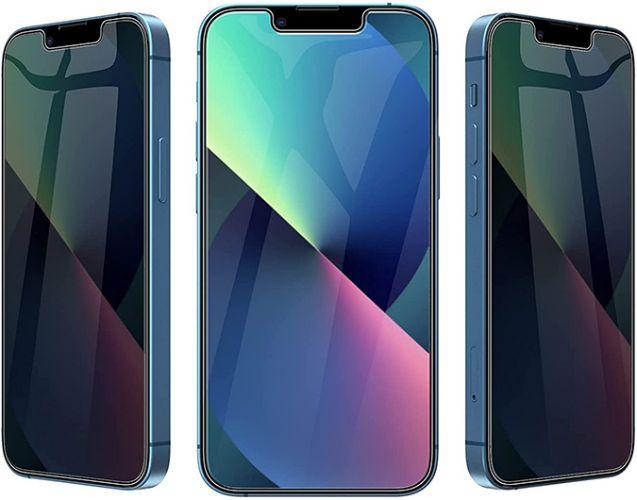 Refurbished Nuglas (2pcs) Flat Privacy Tempered Glass Screen Protector for iPhone 13 Pro Max - Reebelo Nederland