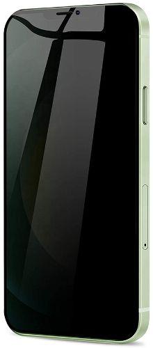 Refurbished Nuglas Full Cover Privacy Tempered Glass Screen Protector for iPhone 13 / 13 Pro - Reebelo Nederland