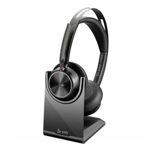 Refurbished Poly com Voyager Focus 2 UC USB-C Headset with Charge Stand (VFOCUS2) - Reebelo Nederland