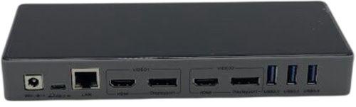 Refurbished QGeeM USB 3.0 Single 4K/Dual HDMI DisplayPort 4K Docking Station QG-D6901 - Reebelo Nederland