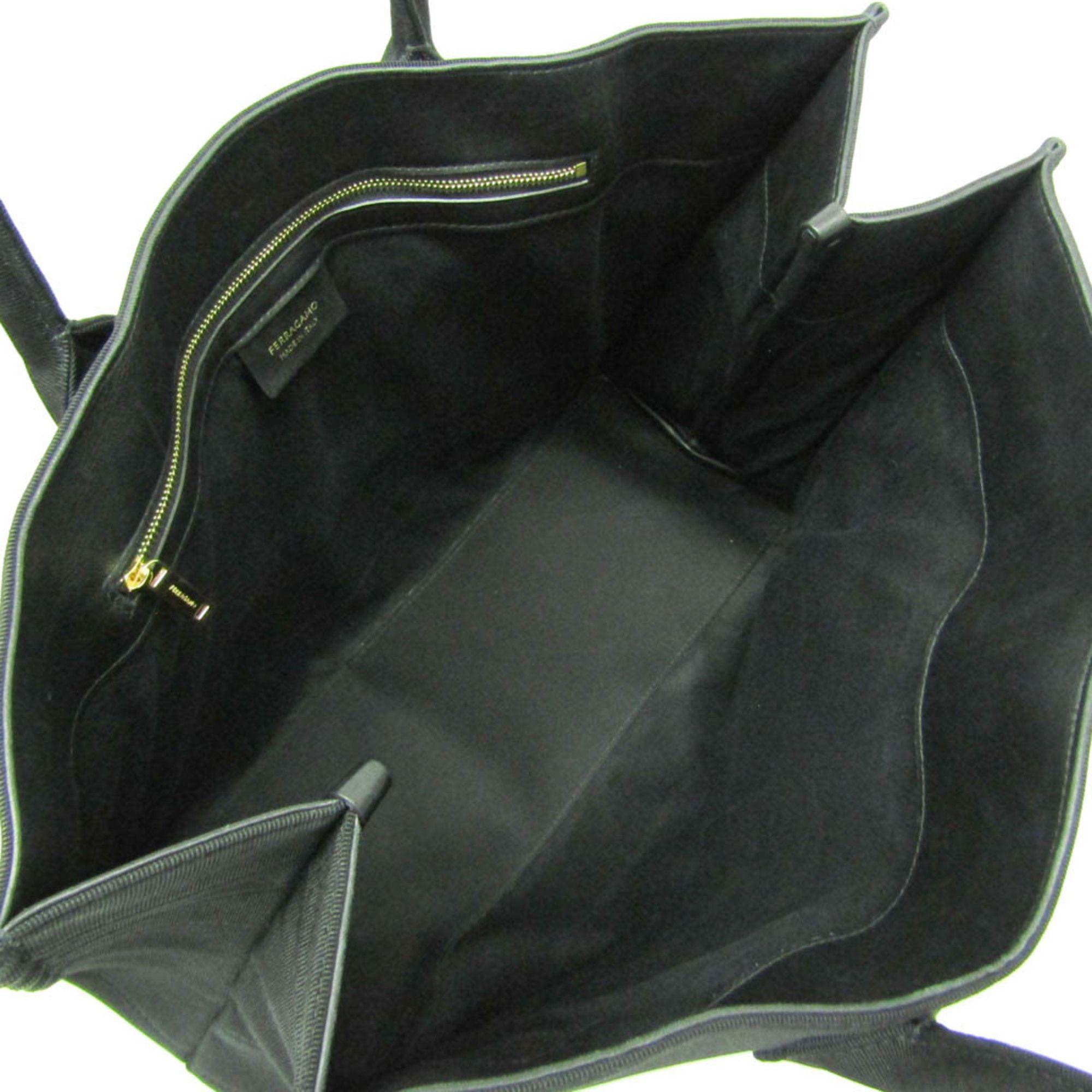 Refurbished Salvatore Ferragamo Canvas Tote Bag - Reebelo Nederland