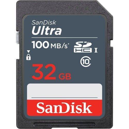 Refurbished SanDisk Ultra 32GB SDHC SDXC SD C10 Memory Card (100MB/s) - Reebelo Nederland