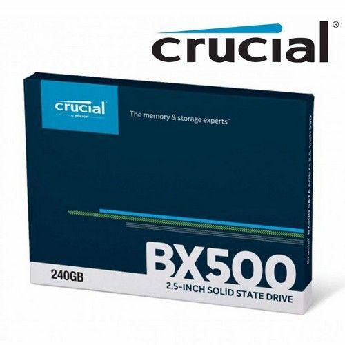 Refurbished Crucial SSD 240GB BX500 Internal Solid State Drive Laptop 2.5" SATA III 540MB/s - Reebelo Nederland